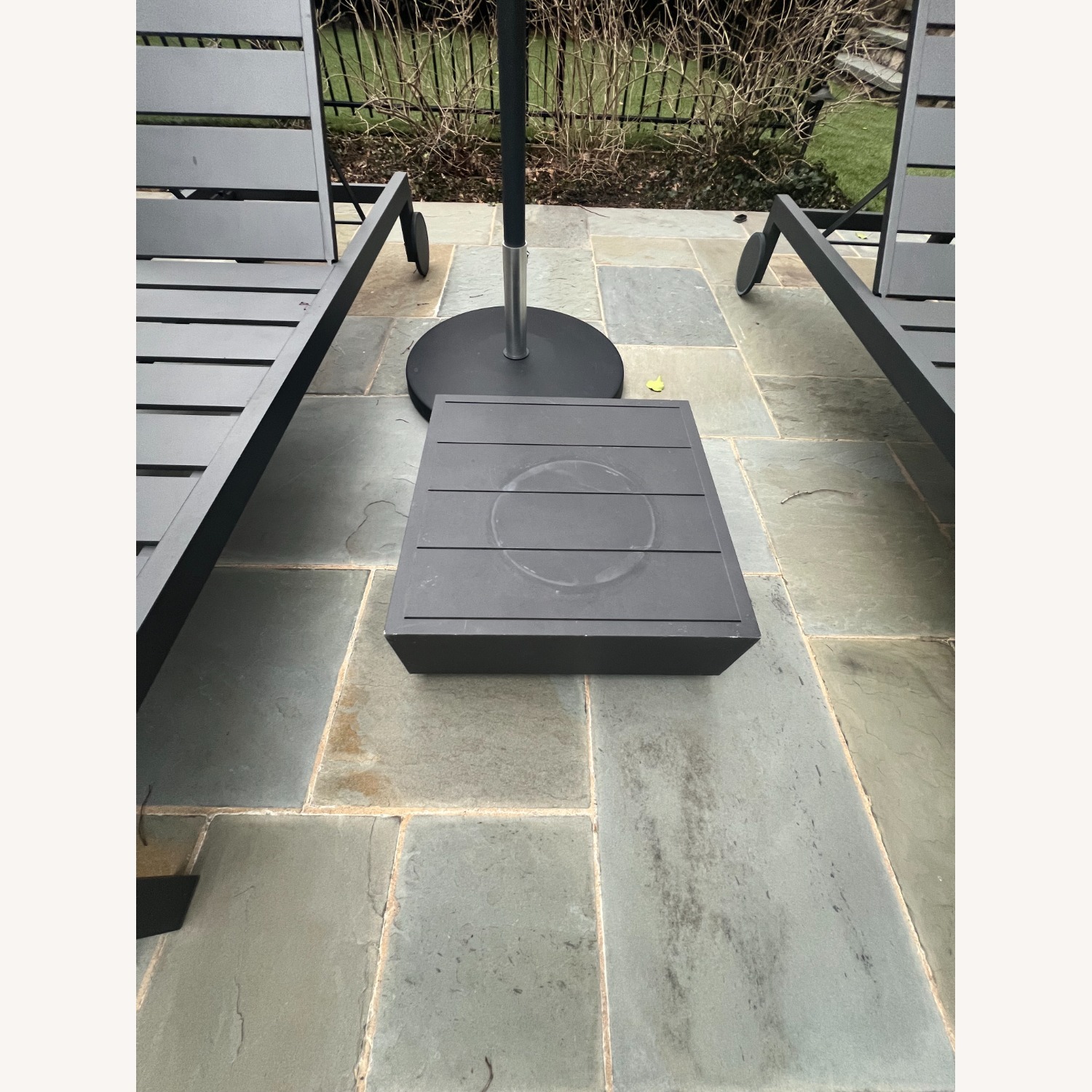 Restoration Hardware Aegean Chaise and Table Set - image-10