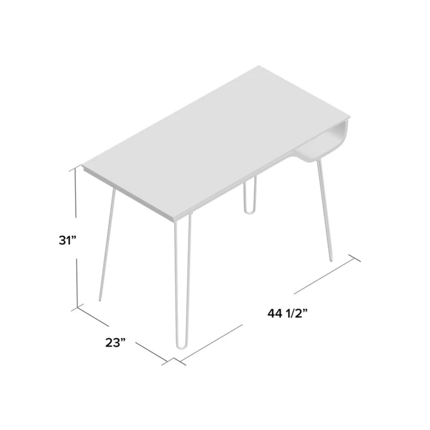 AllModern Alem Writing Desk - image-5