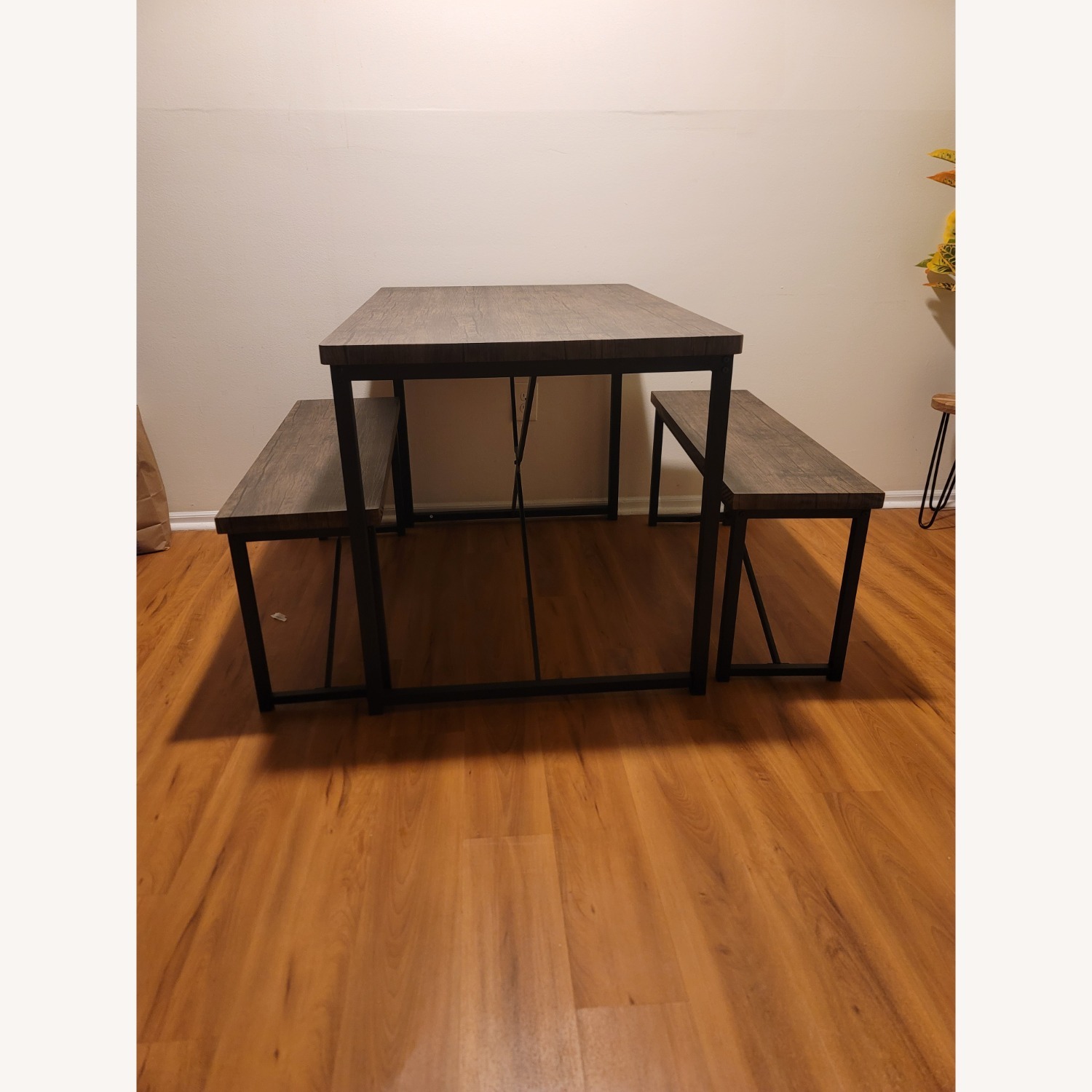 4 Person Dinette W 2 Benches, 1 Table - image-1