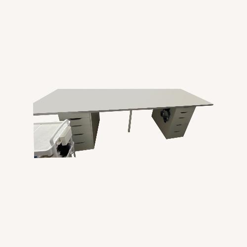 Used 98*24 Custom Desk with Drawers for sale on AptDeco