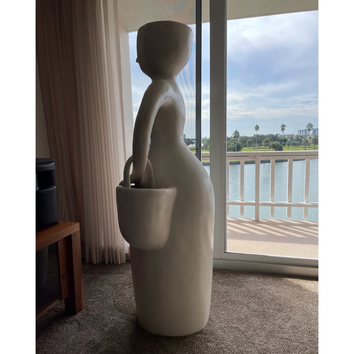Plant Lady Life Size Indoor Outdooor Planter - image-9