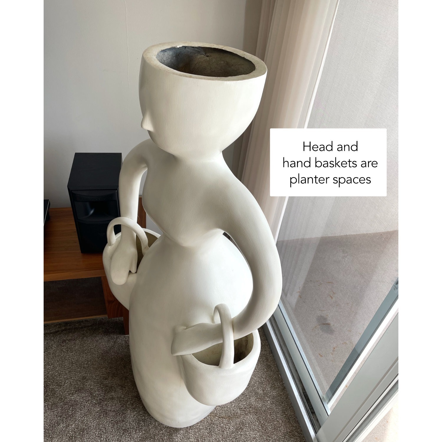 Plant Lady Life Size Indoor Outdooor Planter - image-3