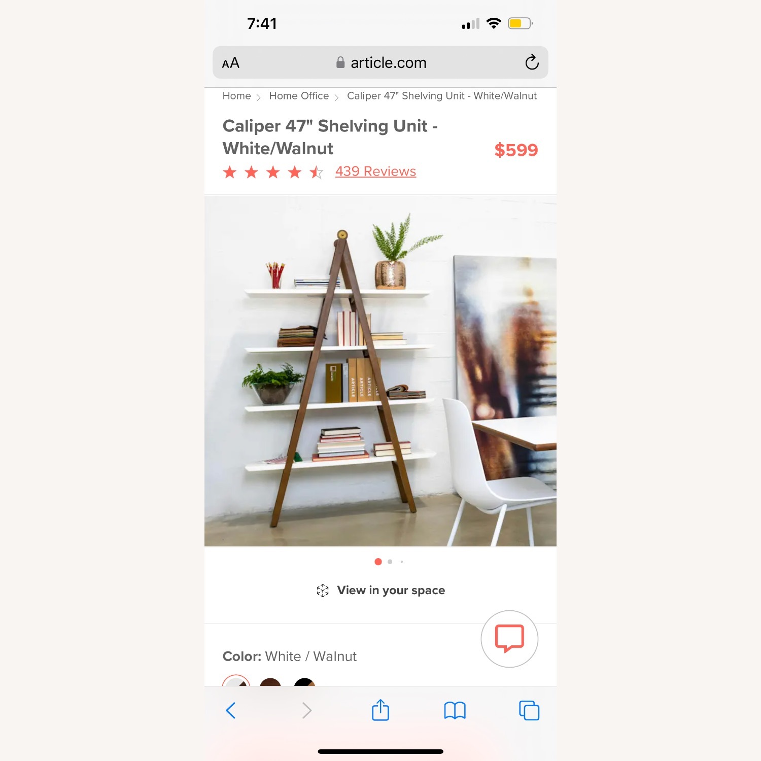 Article Caliper 47" Shelving Unit - image-2