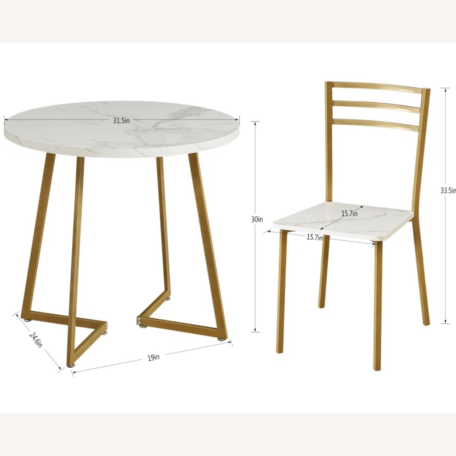 Kilwin 2 - Person Dining Set - image-5