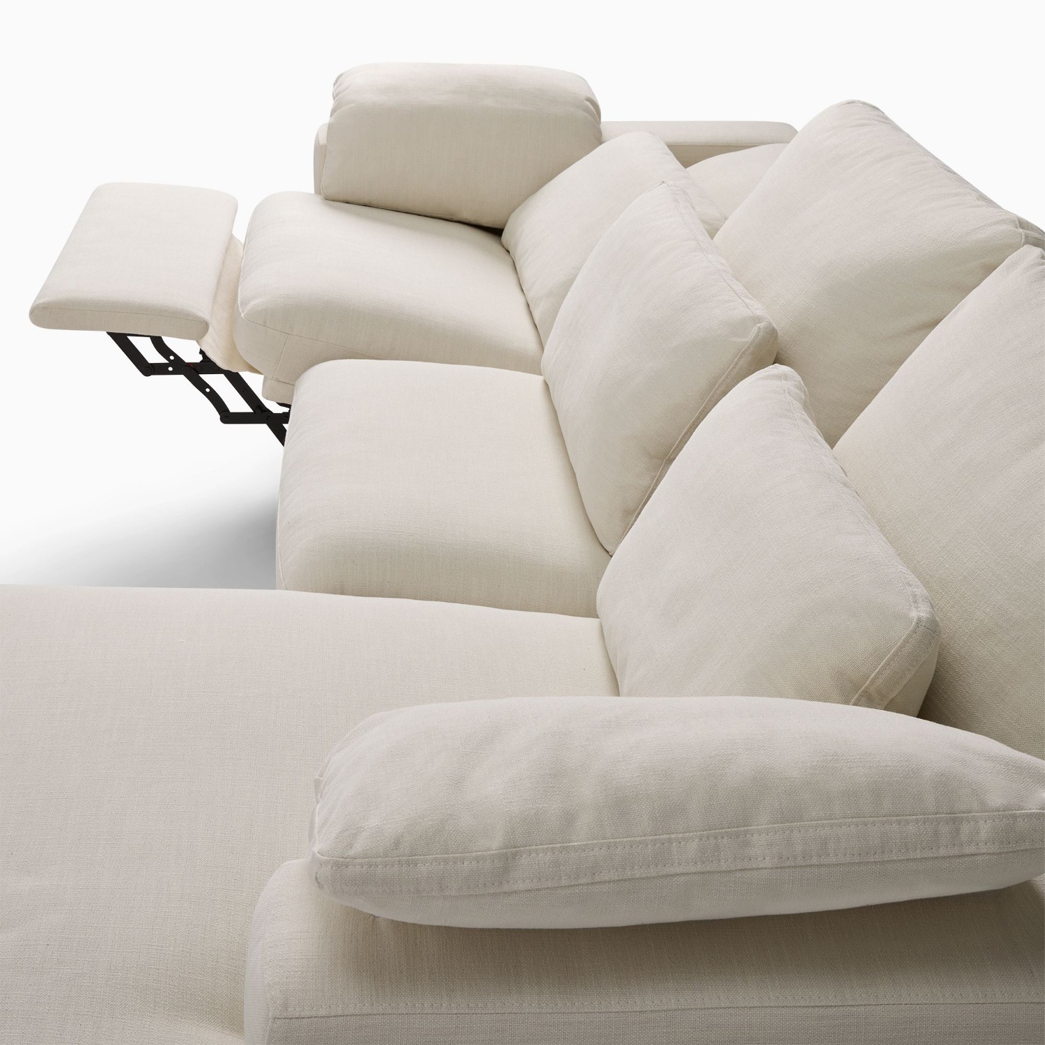 West Elm Harmony Modular Motion Reclining 3-Piece - image-1