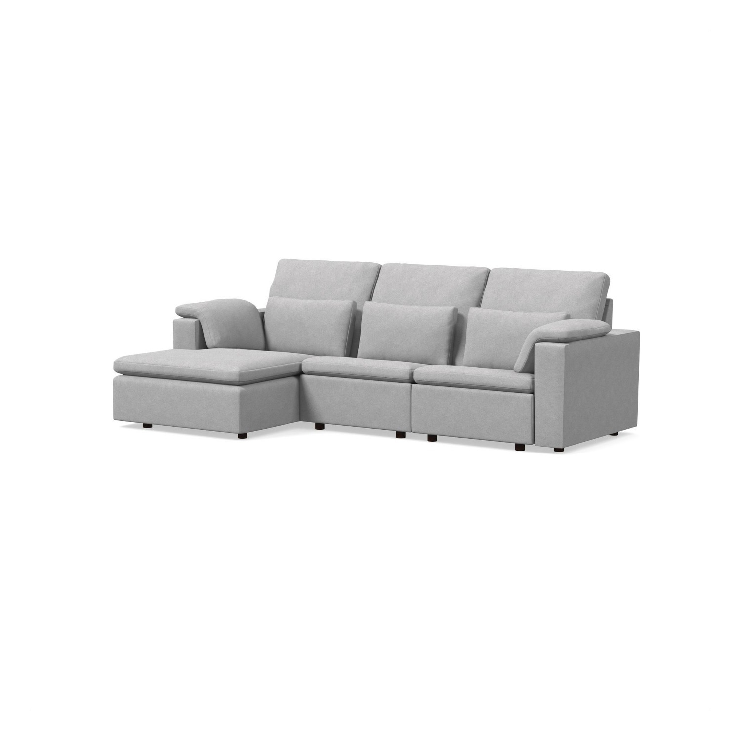 West Elm Harmony Modular Motion Reclining 3-Piece - image-4