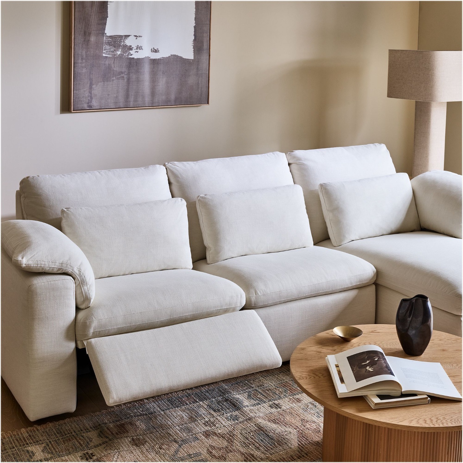 West Elm Harmony Modular Motion Reclining 3-Piece - image-3