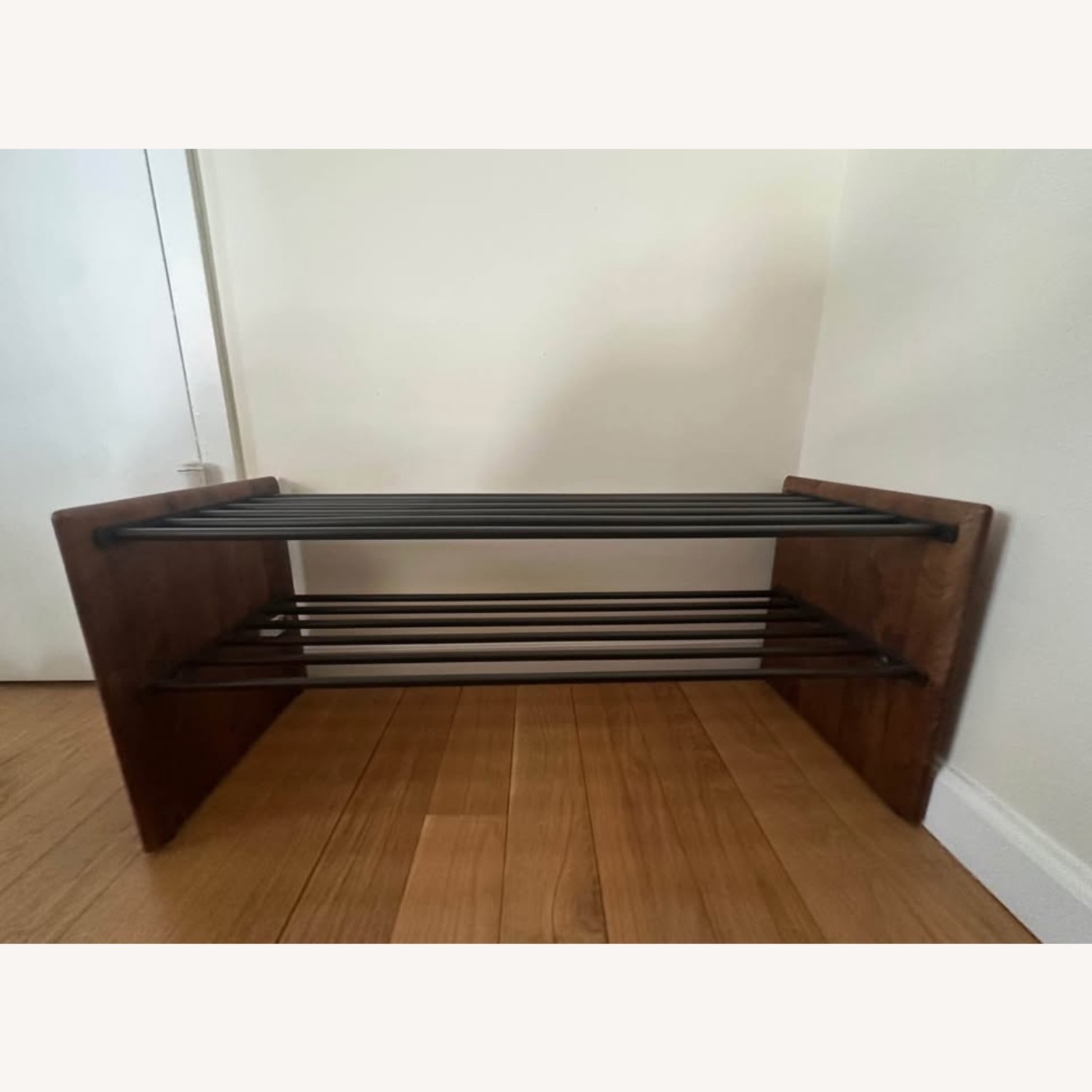 West Elm Anthon Shoe Rack with Fitting Drying Rack - image-1