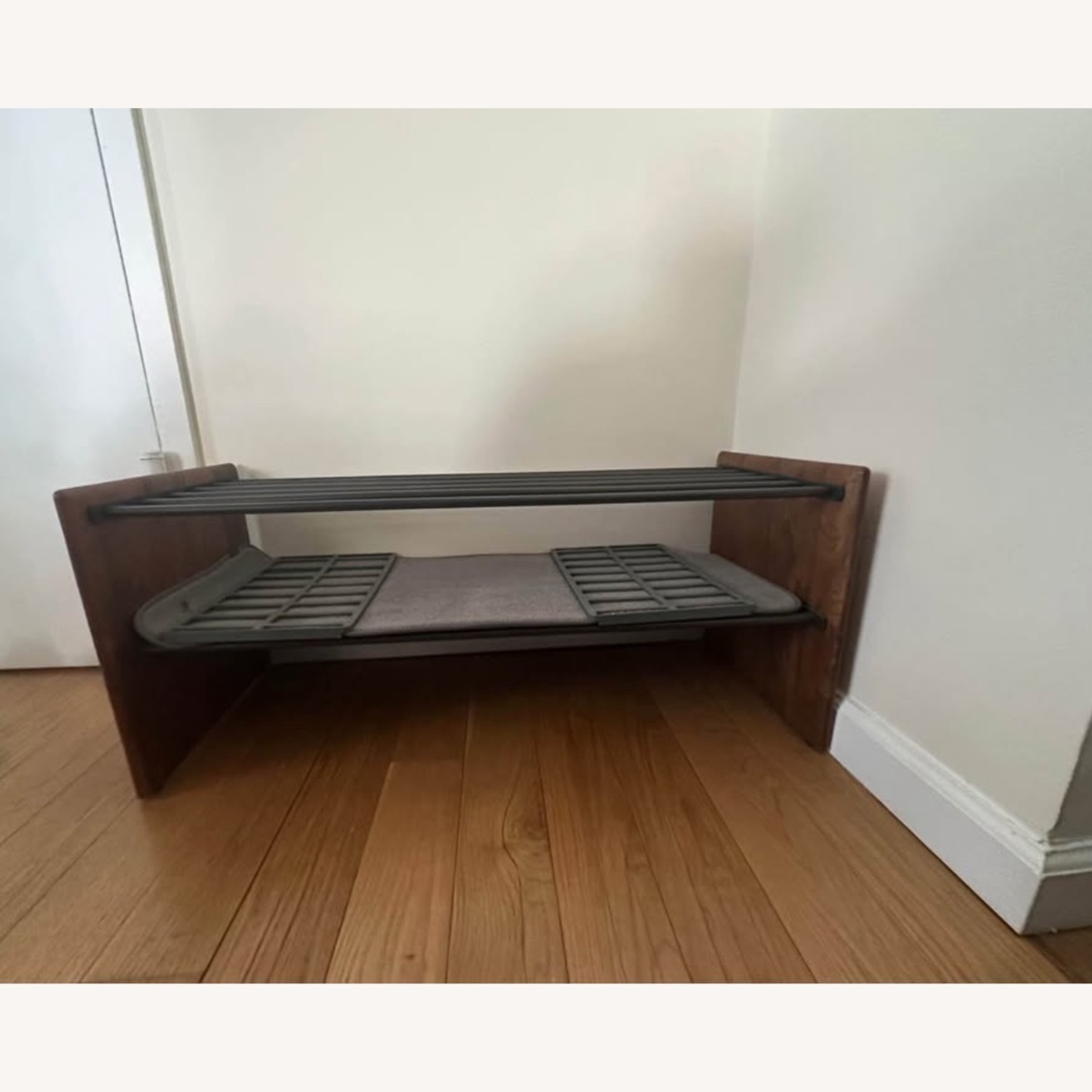 West Elm Anthon Shoe Rack with Fitting Drying Rack - image-2