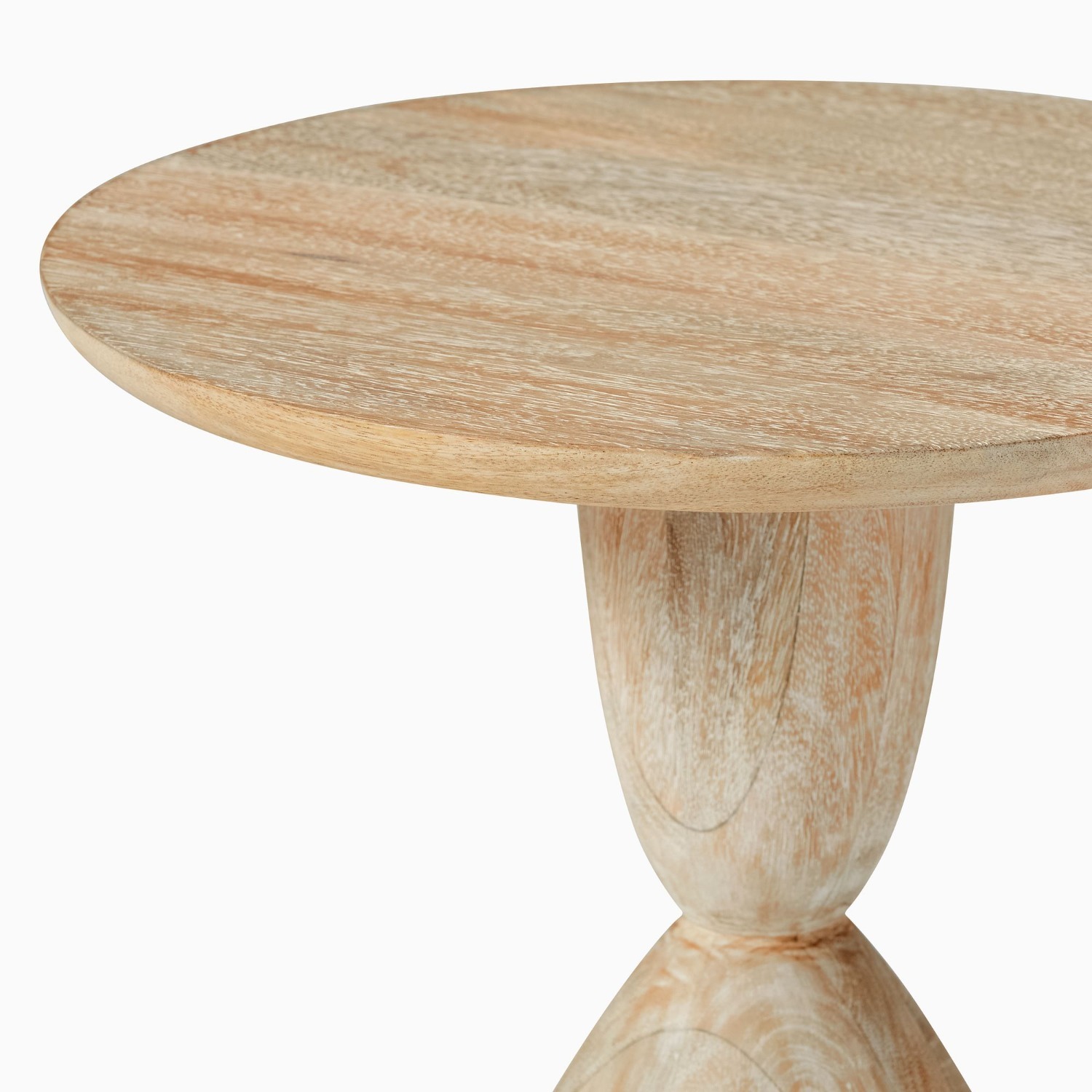 West Elm Winona Round Pedestal Side Table (16") - image-2