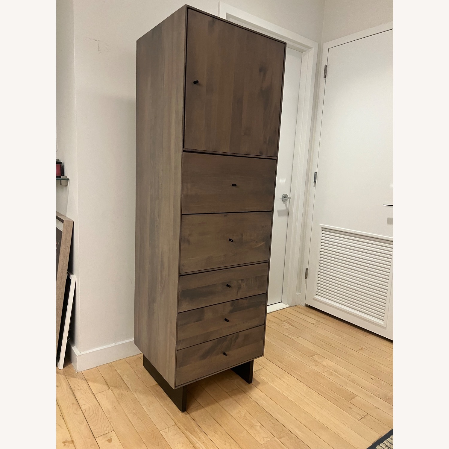 Room & Board Copenhagen Tall Slim Storage Cabinet - image-1