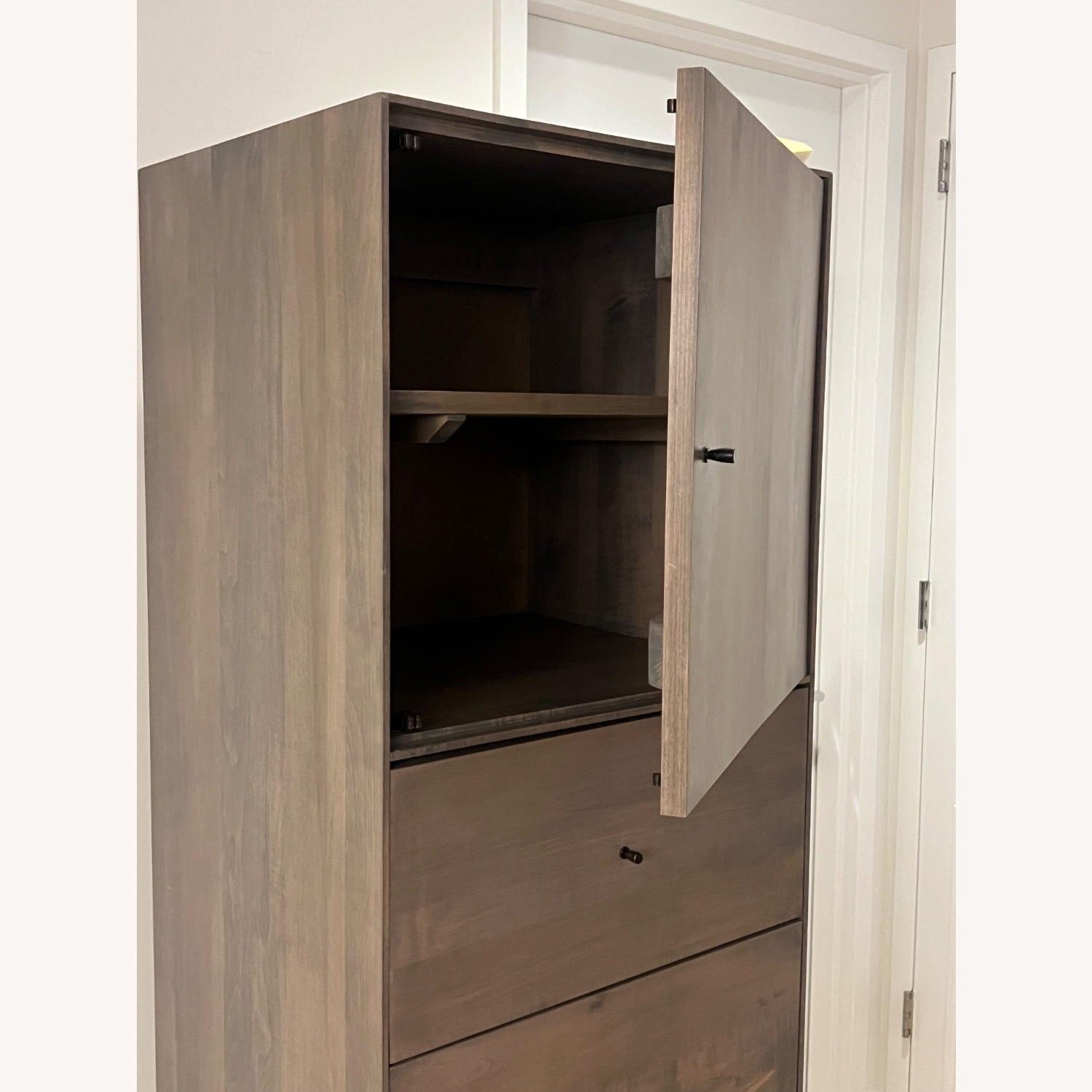 Room & Board Copenhagen Tall Slim Storage Cabinet - image-3