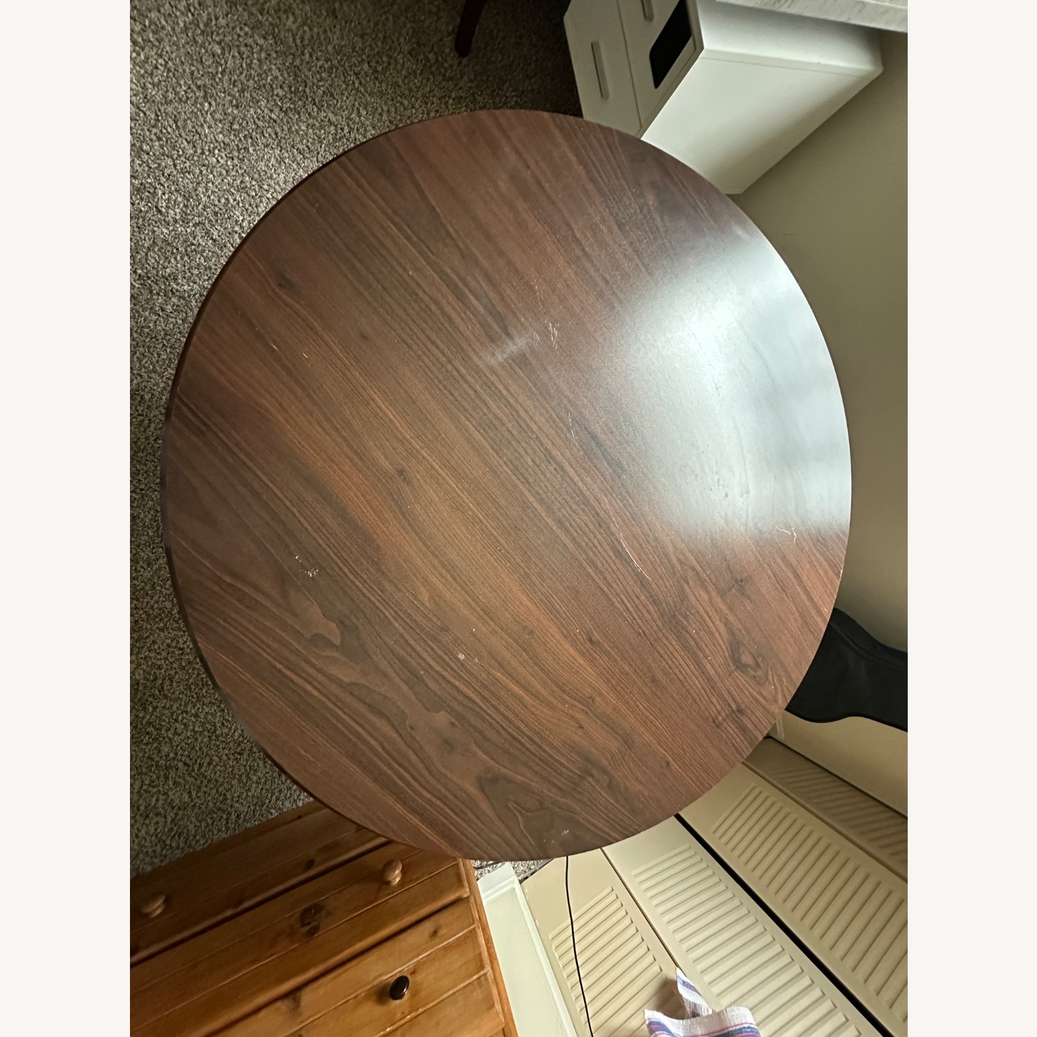 Round Walnut Tree Dining Table  - image-1