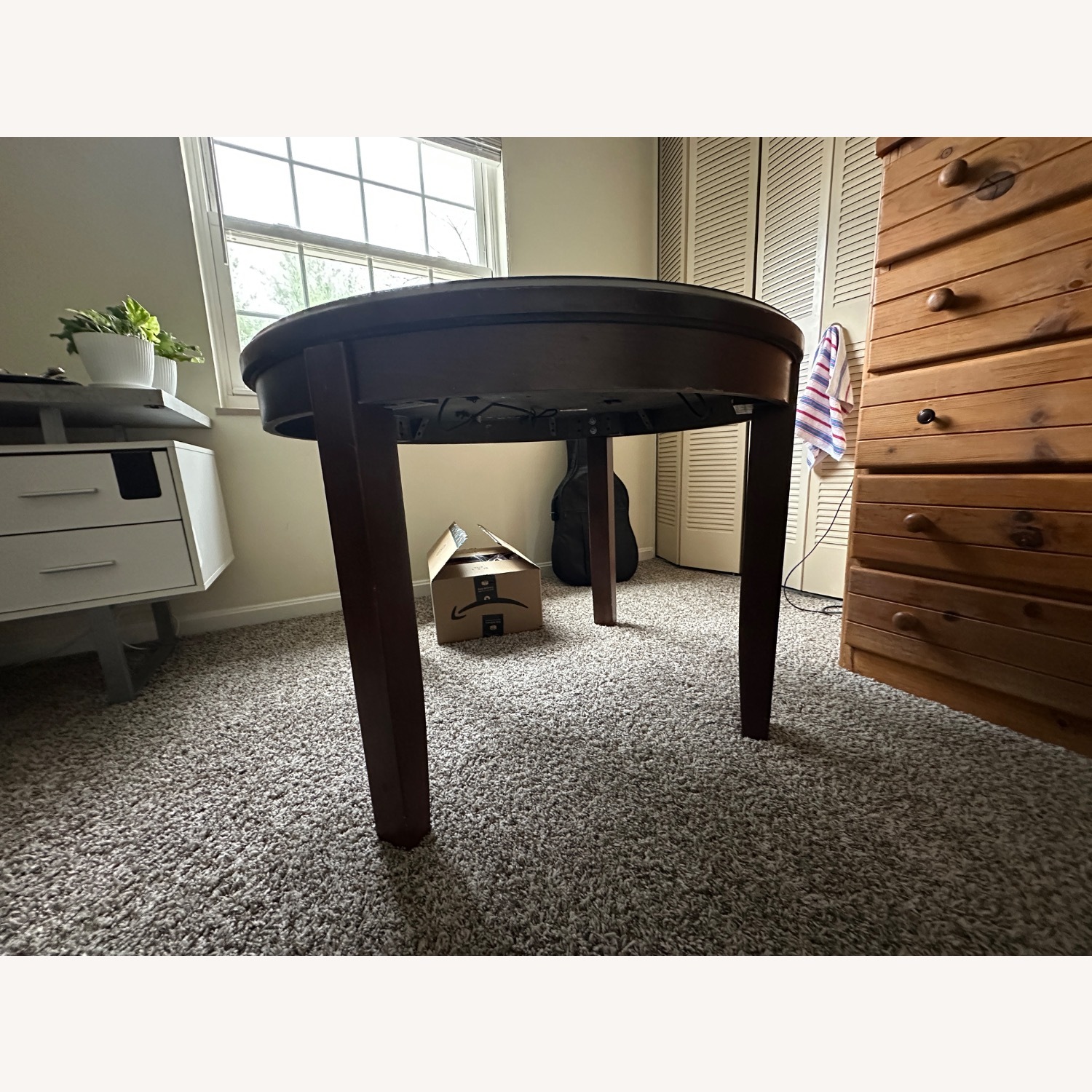 Round Walnut Tree Dining Table  - image-4