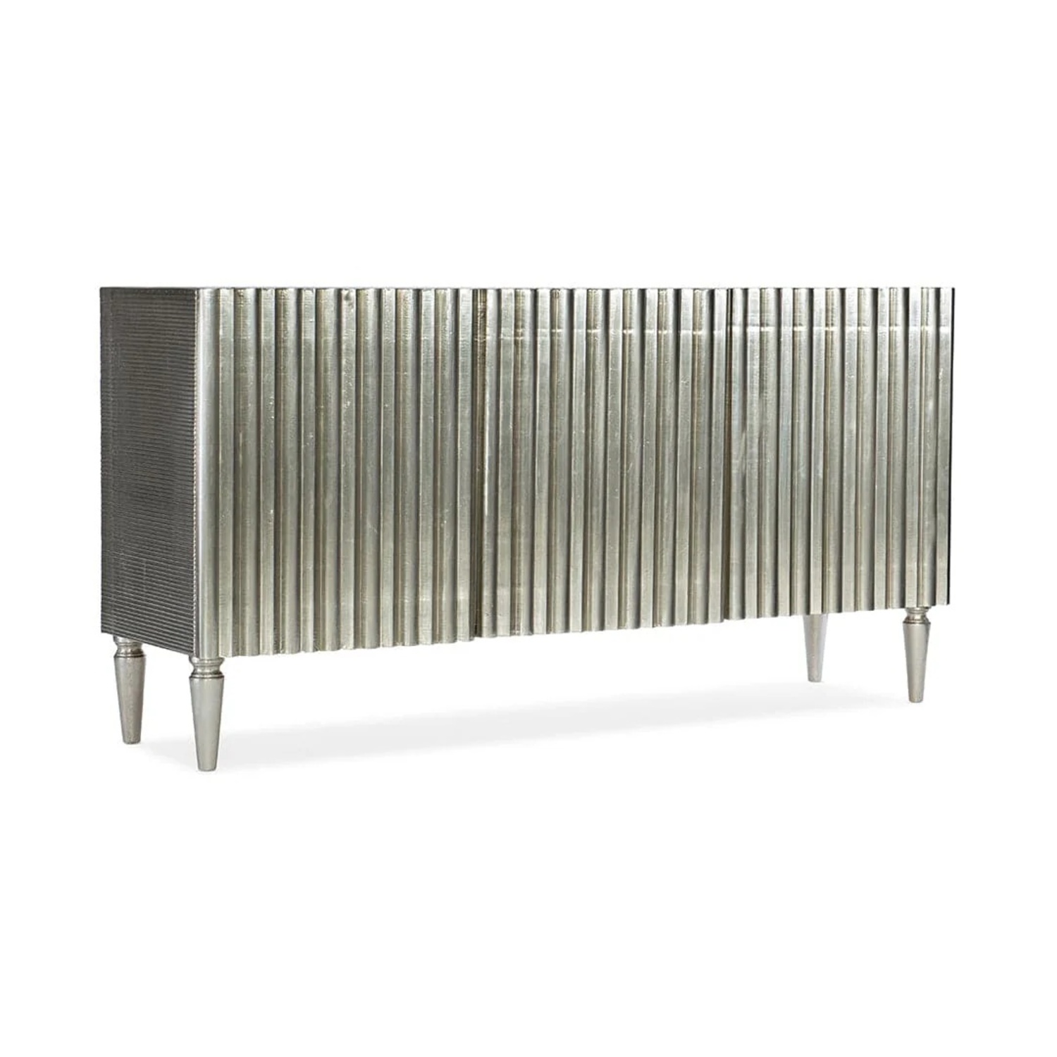 France and Son Melange German Silver 68" Entertainment Console - image-4