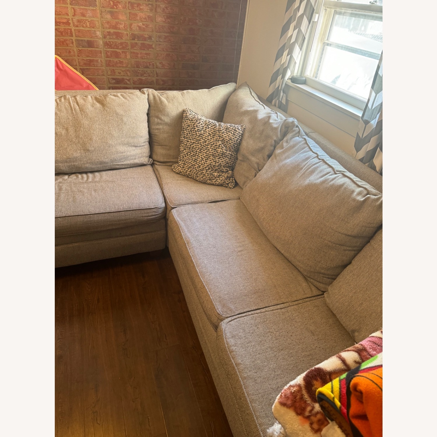 Bob's Discount Furniture Gray U-Shaped Sectional - image-3