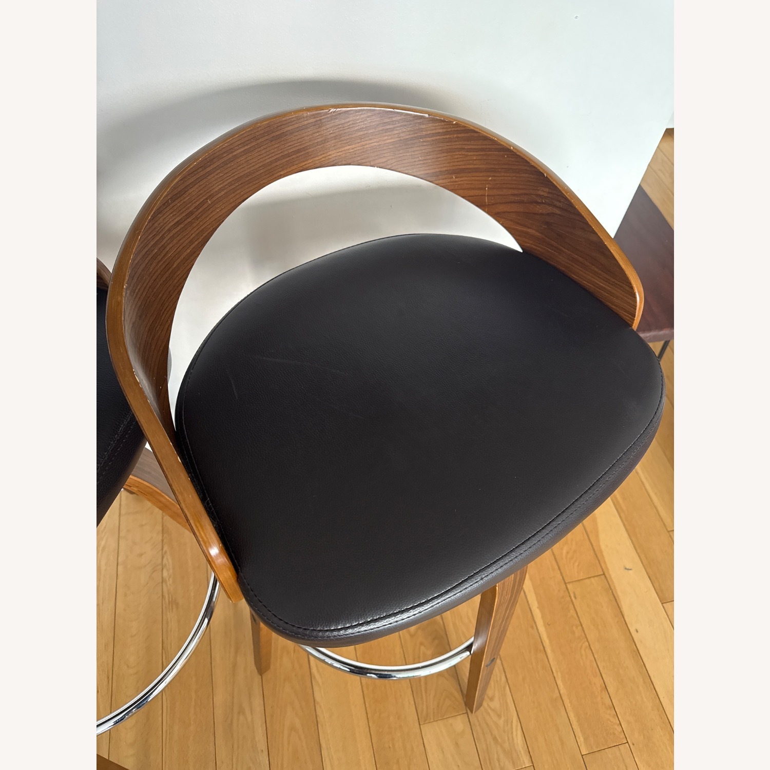 Maxime Swivel Bar Height Bar Stool - image-5
