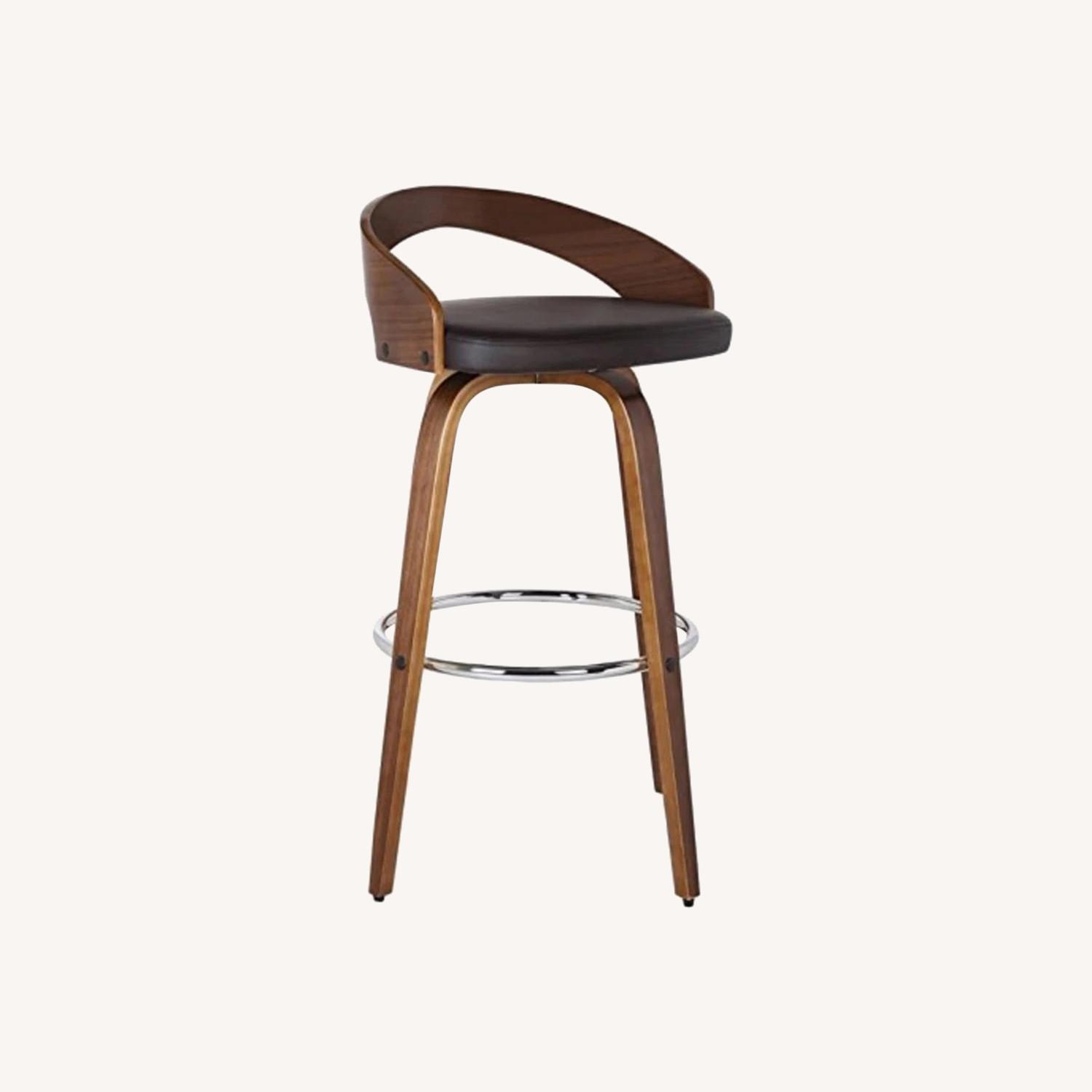 Maxime Swivel Bar Height Bar Stool - image-0