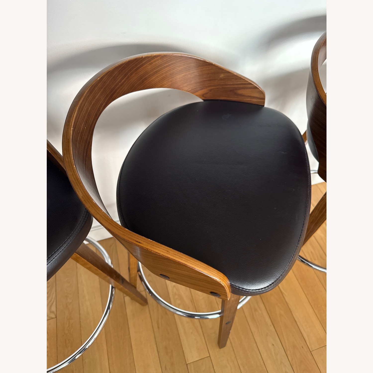 Maxime Swivel Bar Height Bar Stool - image-4