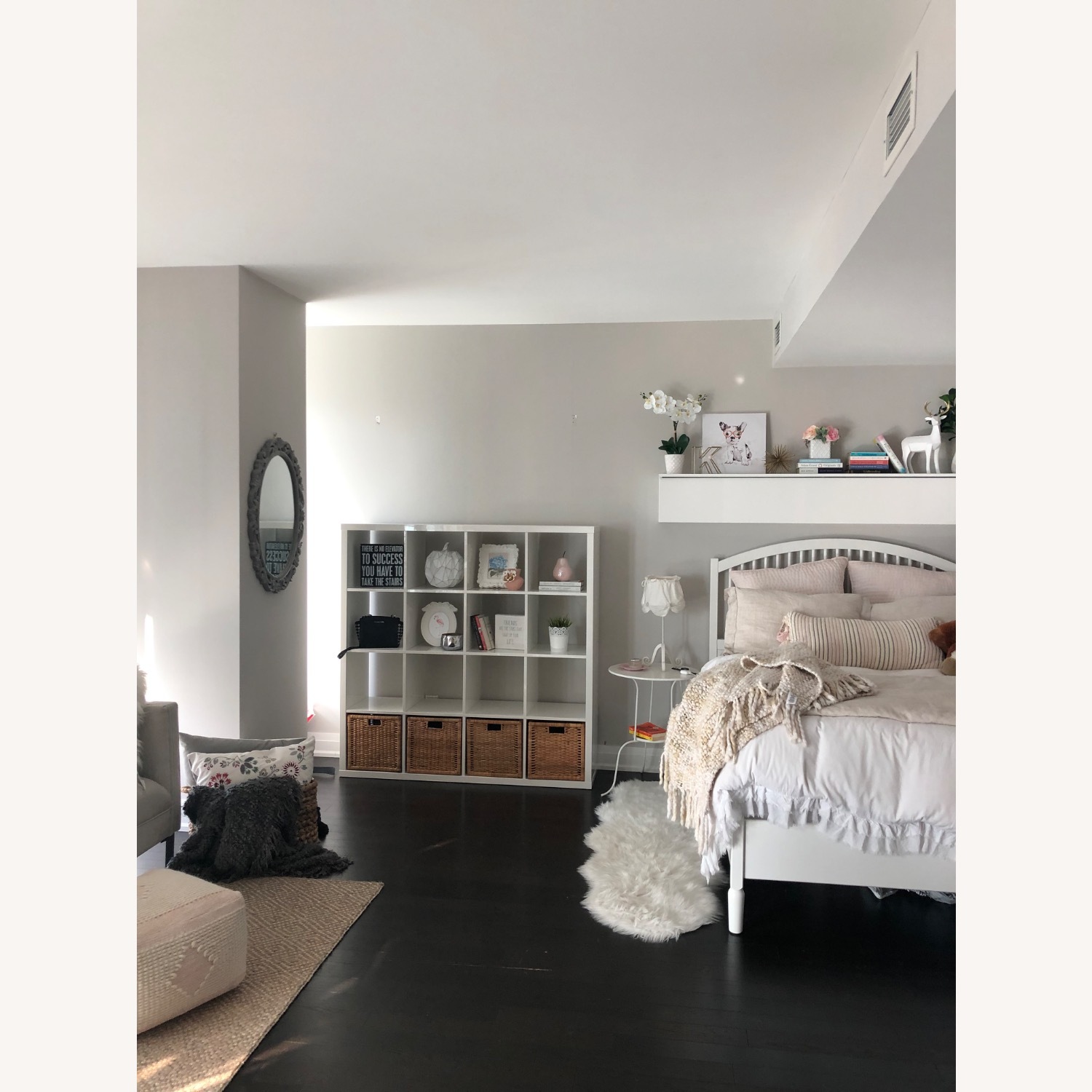 IKEA Kallax 4x4 White Shelving Unit - image-1