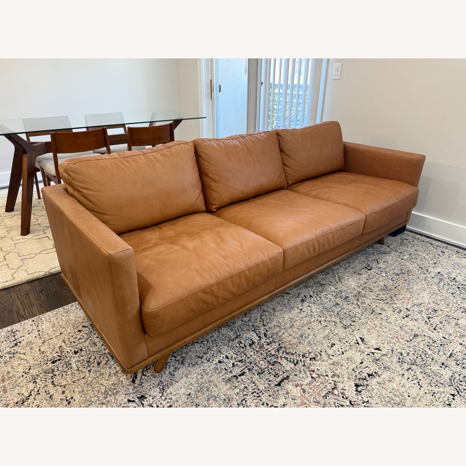 Poly & Bark Nolita Sofa Cognac Tan Leather - image-3