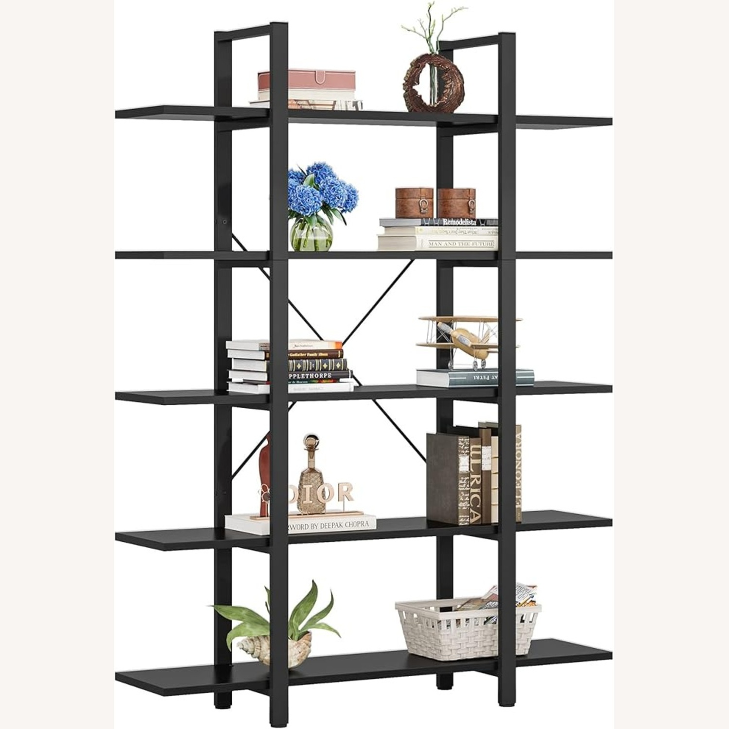 Sturdy 5 Tier Bookshelf   - image-6