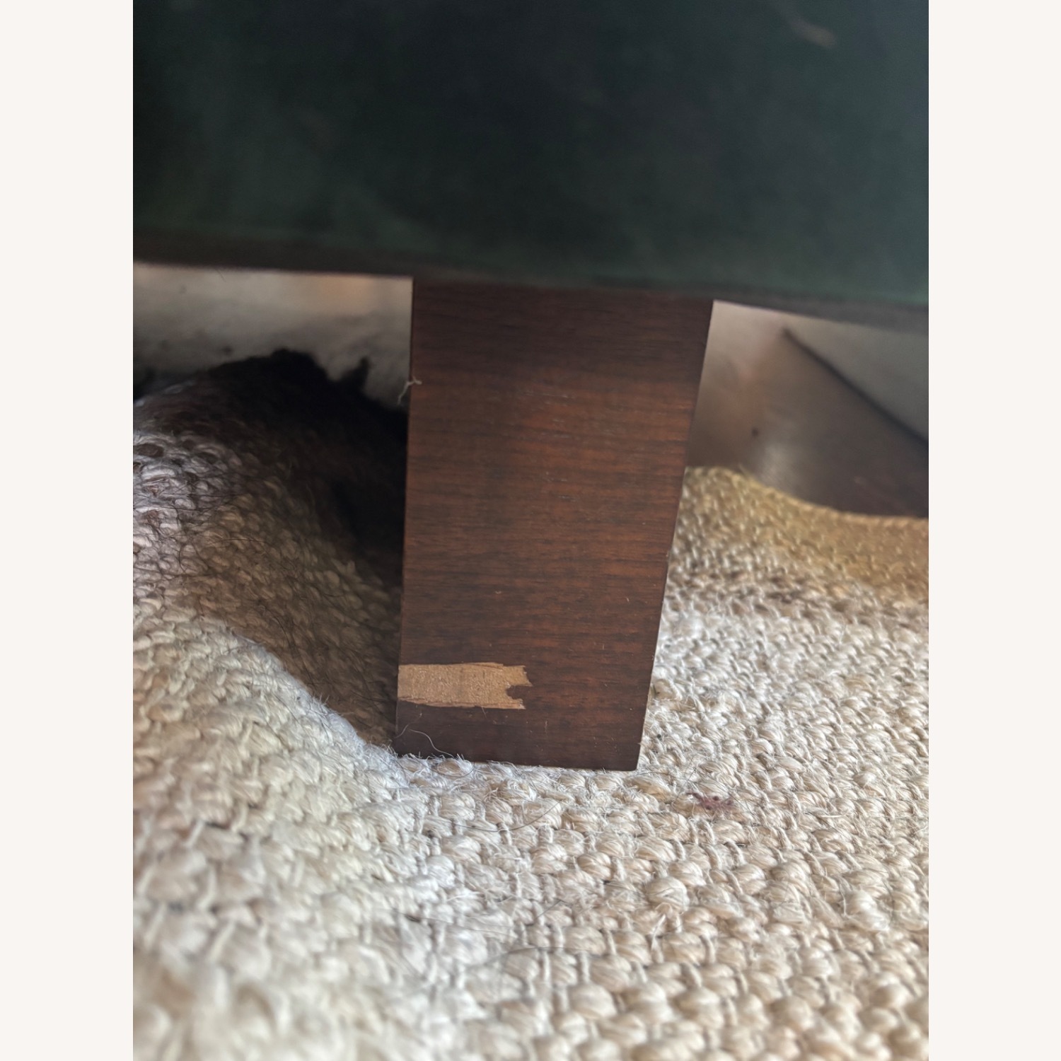 West Elm Harmony 92” Green Velvet Sofa - image-5