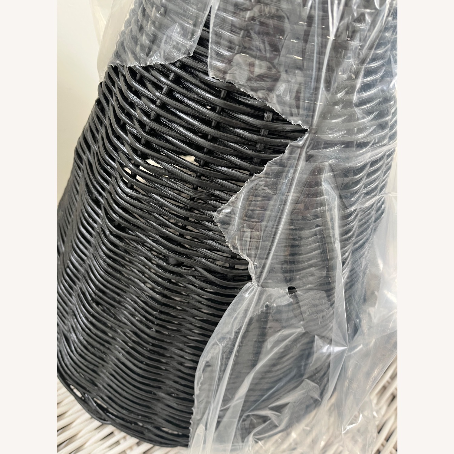 Serena & Lily Santa Barbara Taper Rattan Pendant Light - image-6