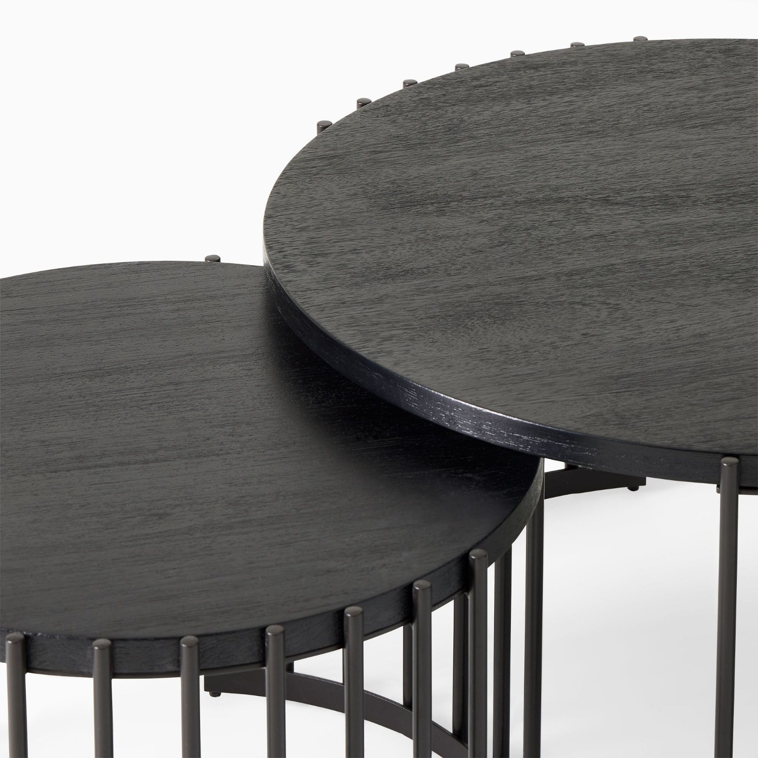 West Elm Spoke Nesting Coffee Tables - image-5