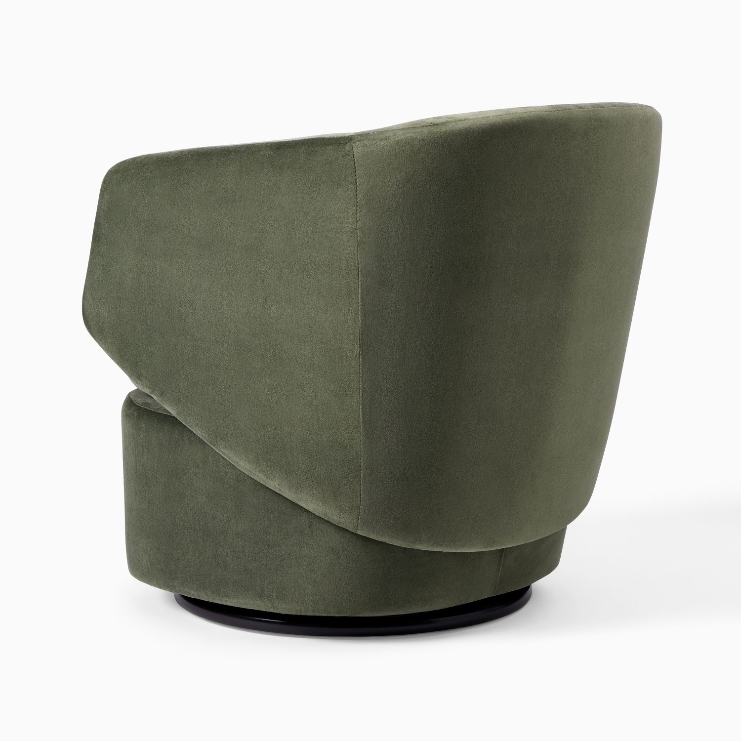 West Elm Crescent Swivel Chair - image-3
