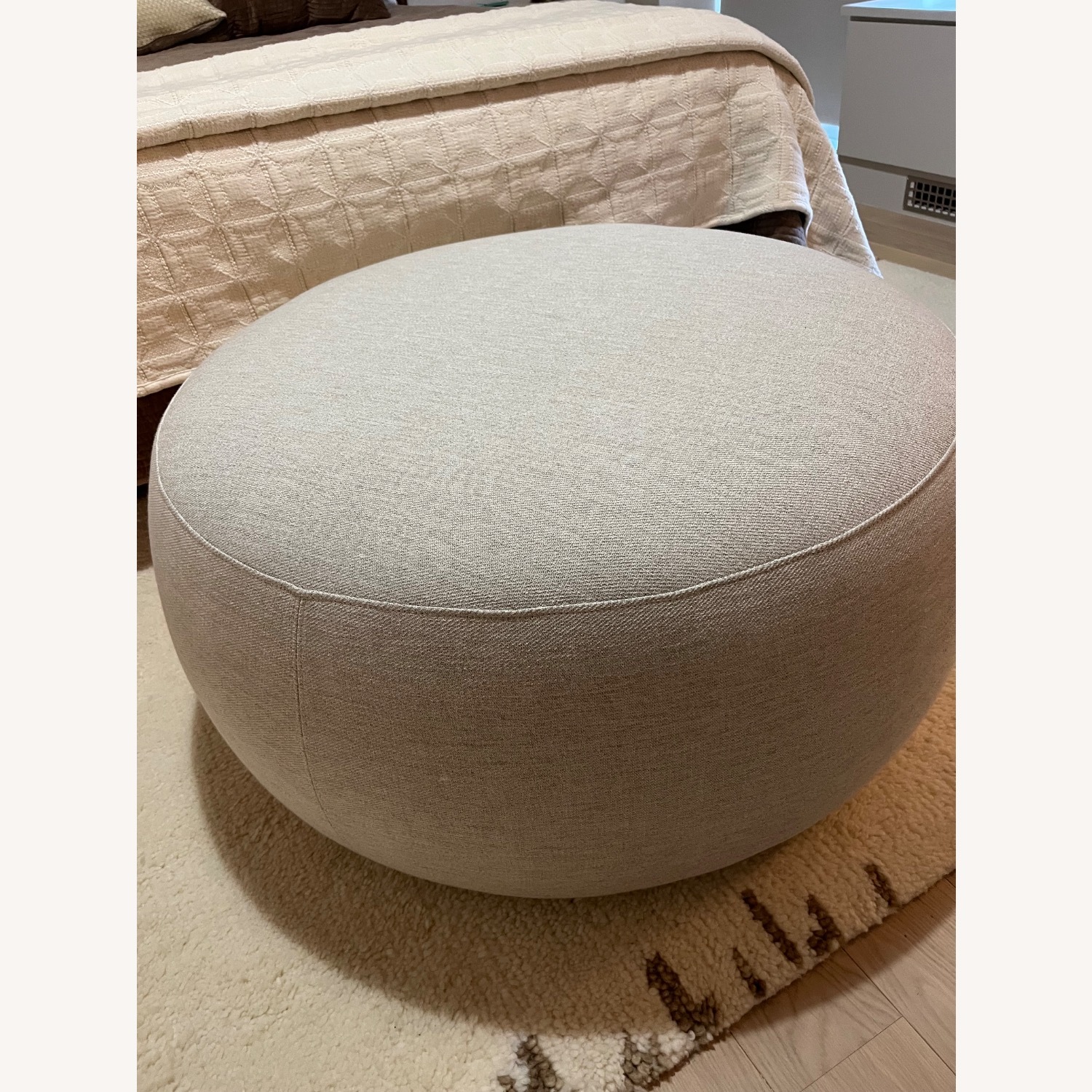 West Elm Cobble Ottoman - image-3