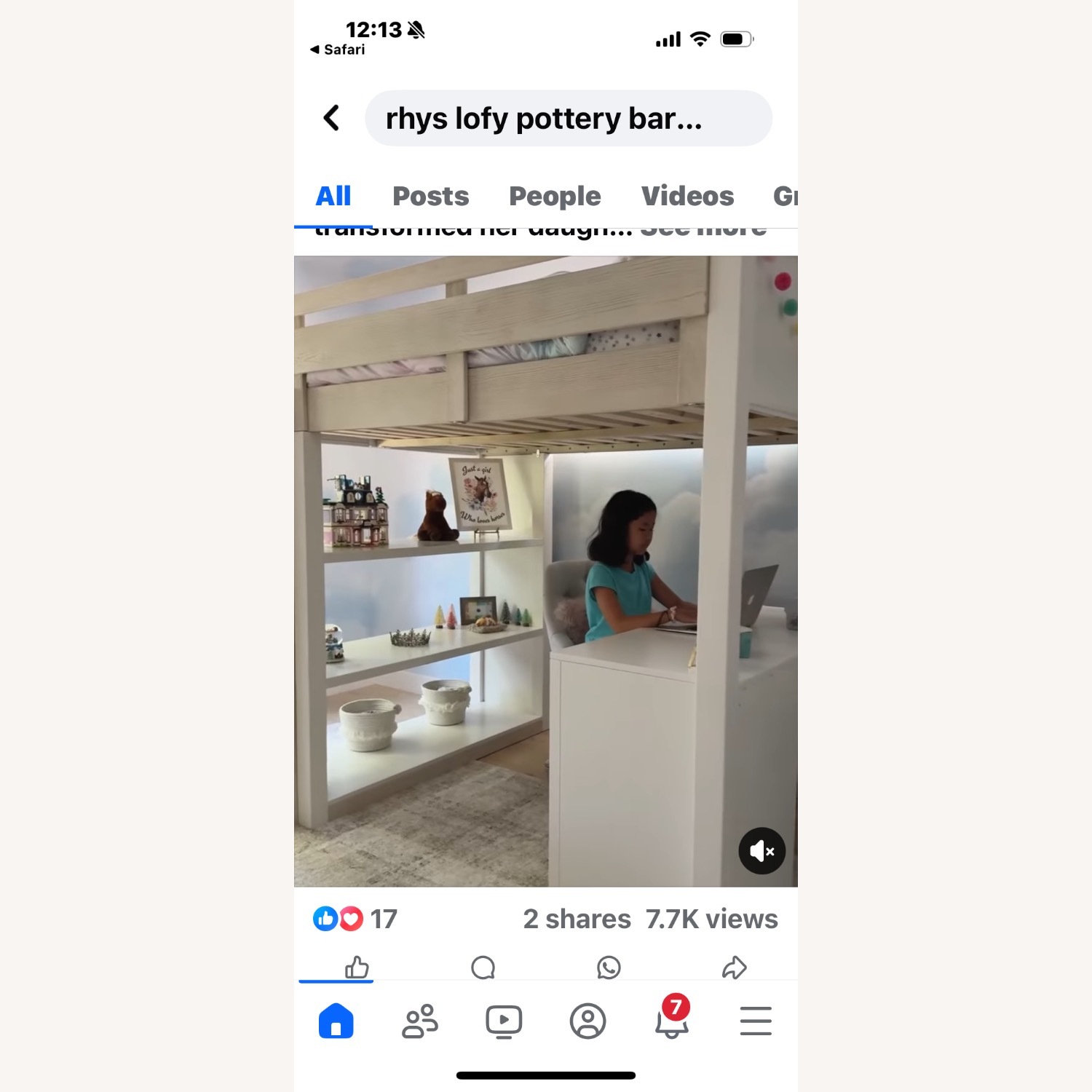 Pottery Barn Teen Full Rhys Loft bed - image-6