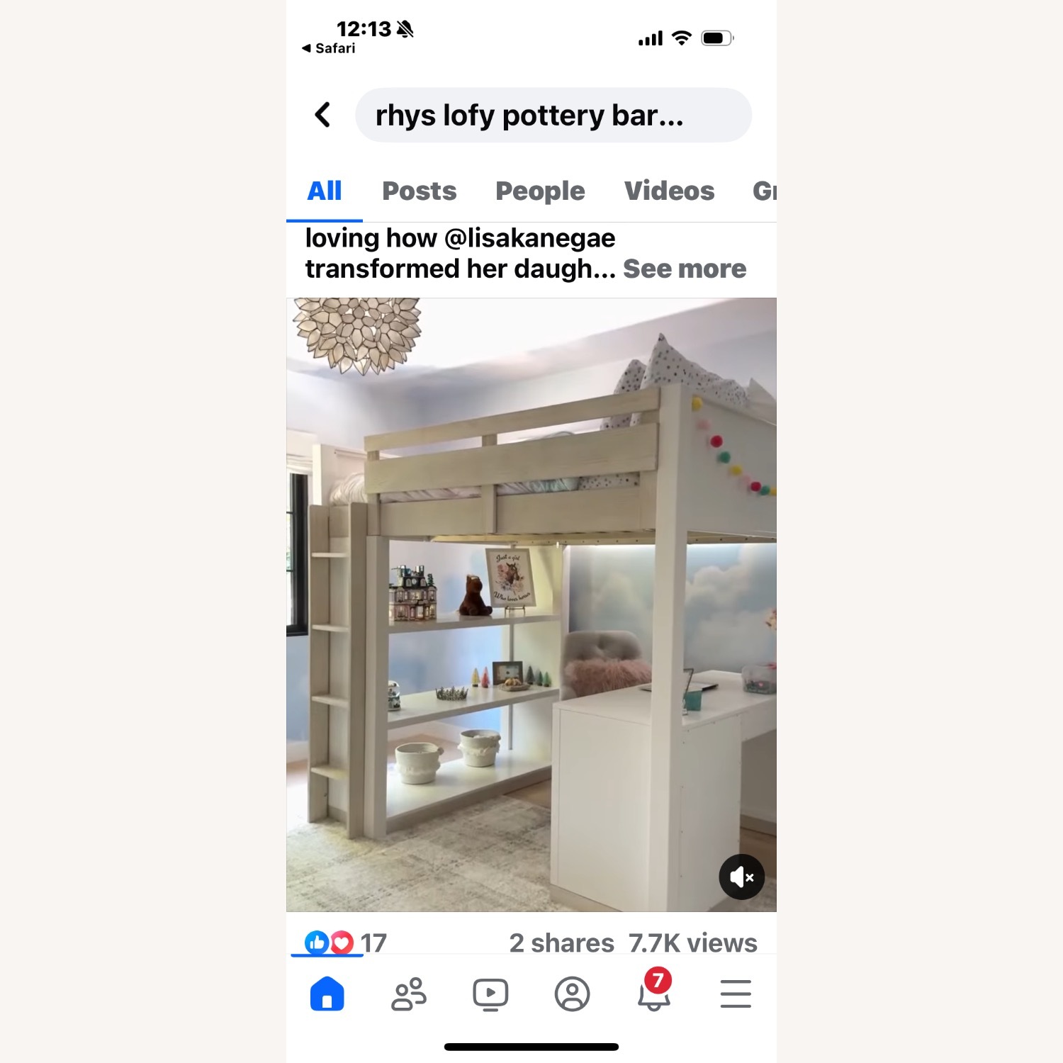 Pottery Barn Teen Full Rhys Loft bed - image-3