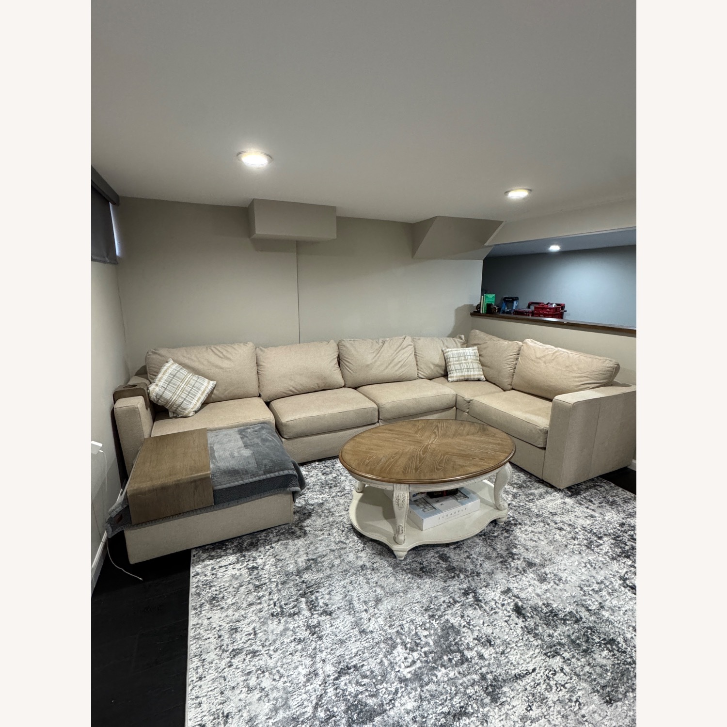 Cream White Lovesac - image-0