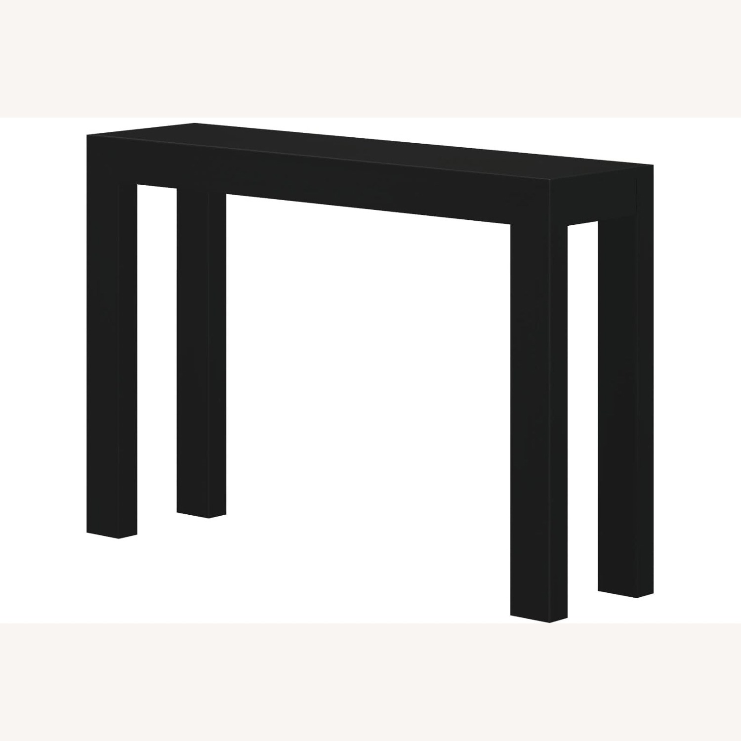 Mid Century Modern Black Wood Console Table - image-4