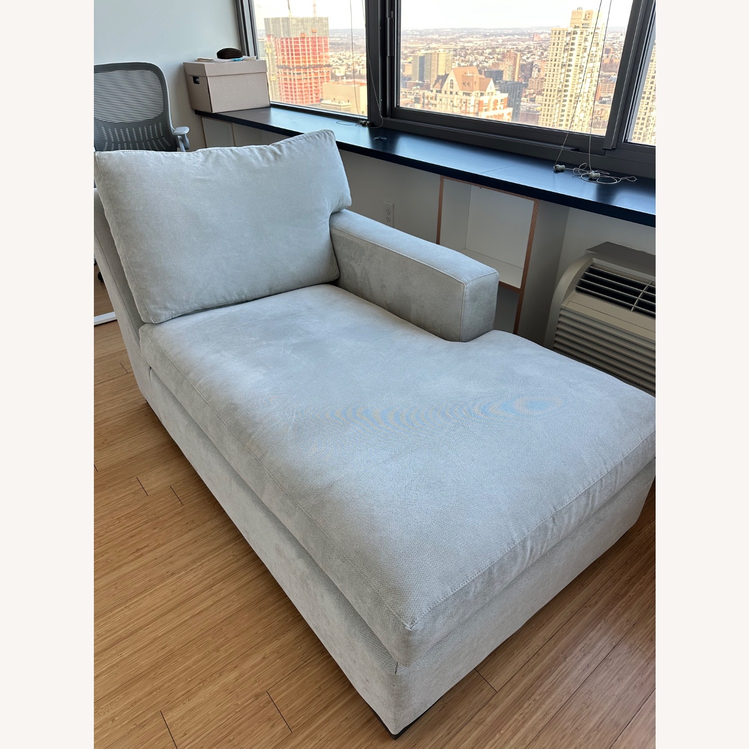 Crate & Barrel Axis Right-Arm Chaise Lounge - image-1