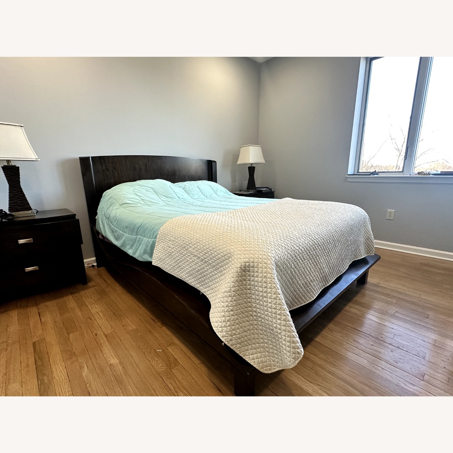 Raymour & Flanigan Bed Frame (Wood) - image-7