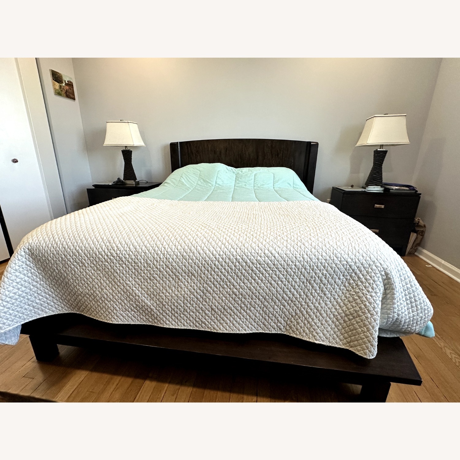 Raymour & Flanigan Bed Frame (Wood) - image-8