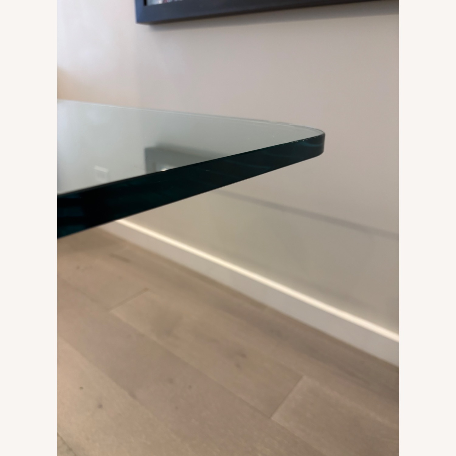 Clear Acrylic and Glass Rectangular Dining Table  - image-8