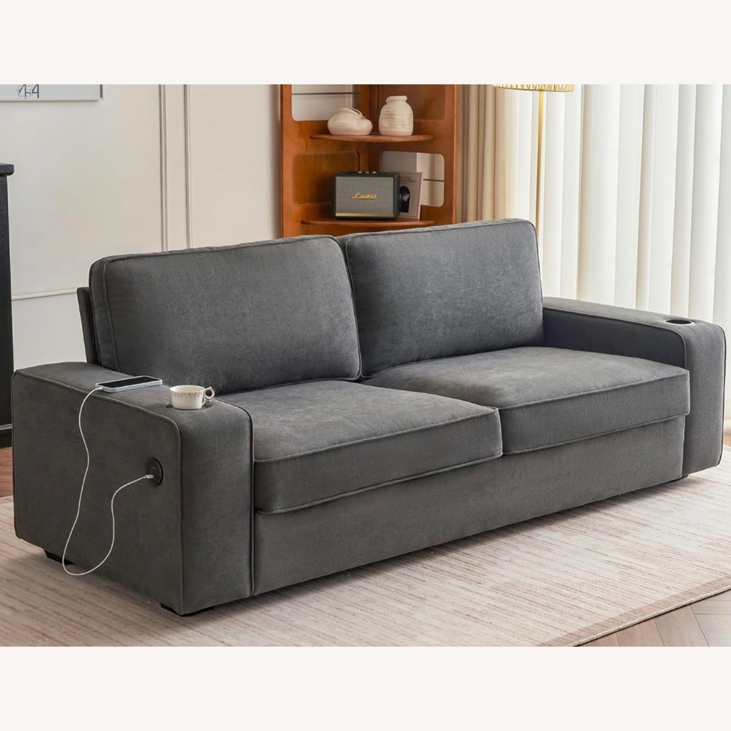 Dark Gray Sofa - image-1