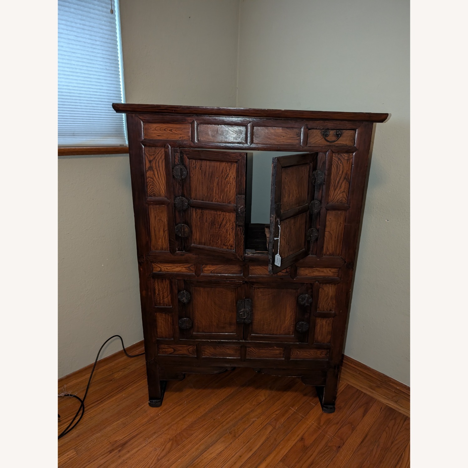 19th Century Elmwood Asian Kitchen Cabinet - image-2