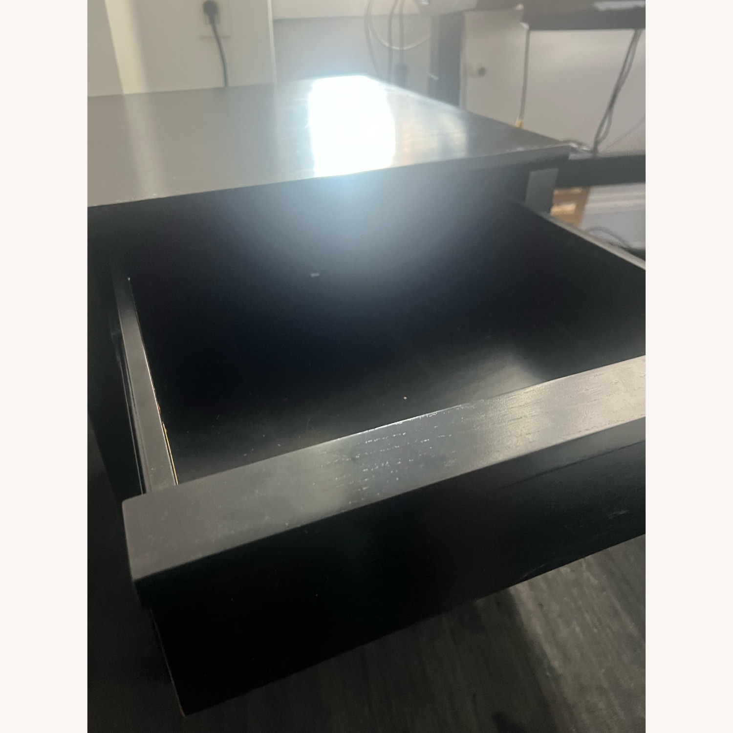 Crate & Barrel Spotlight Ebony Filing Cabinet - image-2