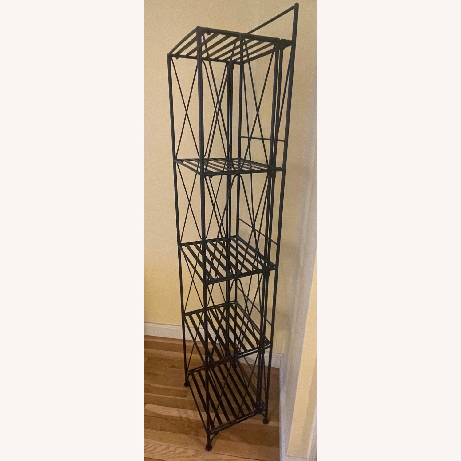 Pier 1 Imports Folding Iron Shelf - image-1