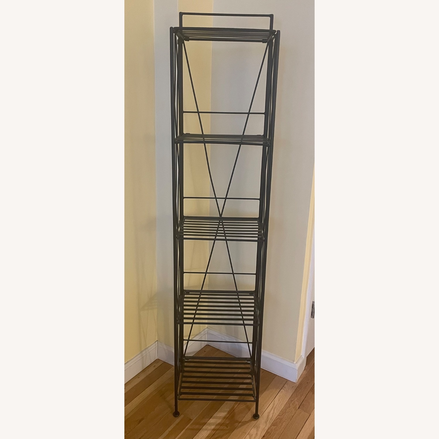 Pier 1 Imports Folding Iron Shelf - image-0