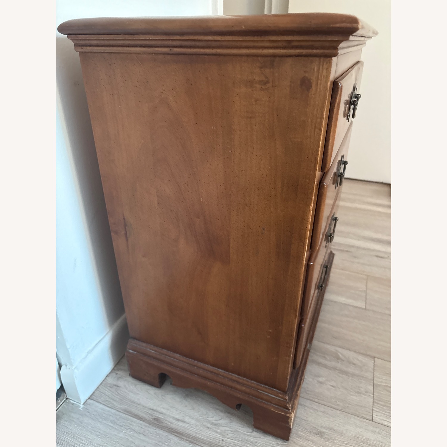 Wood Nightstand - image-9
