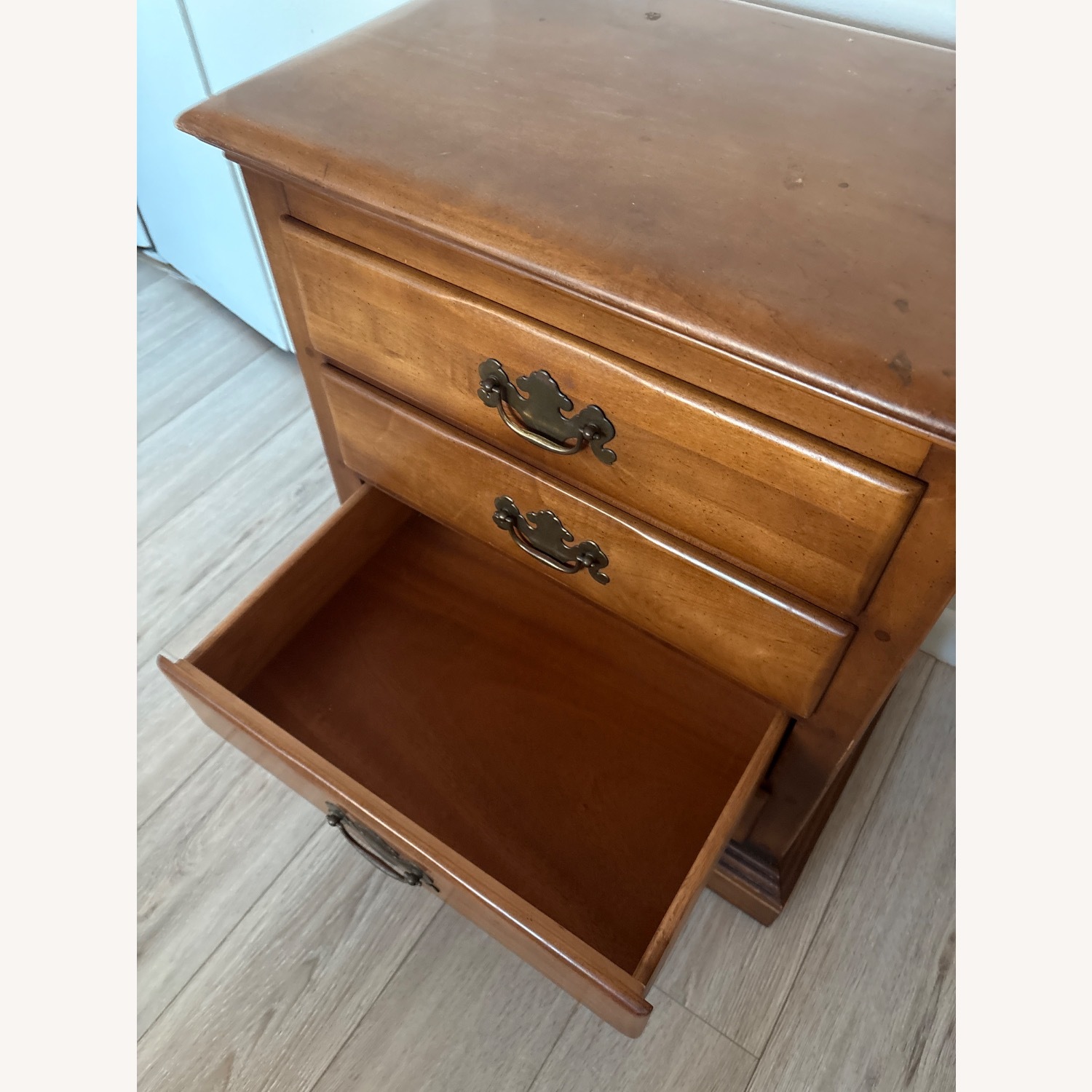 Wood Nightstand - image-6