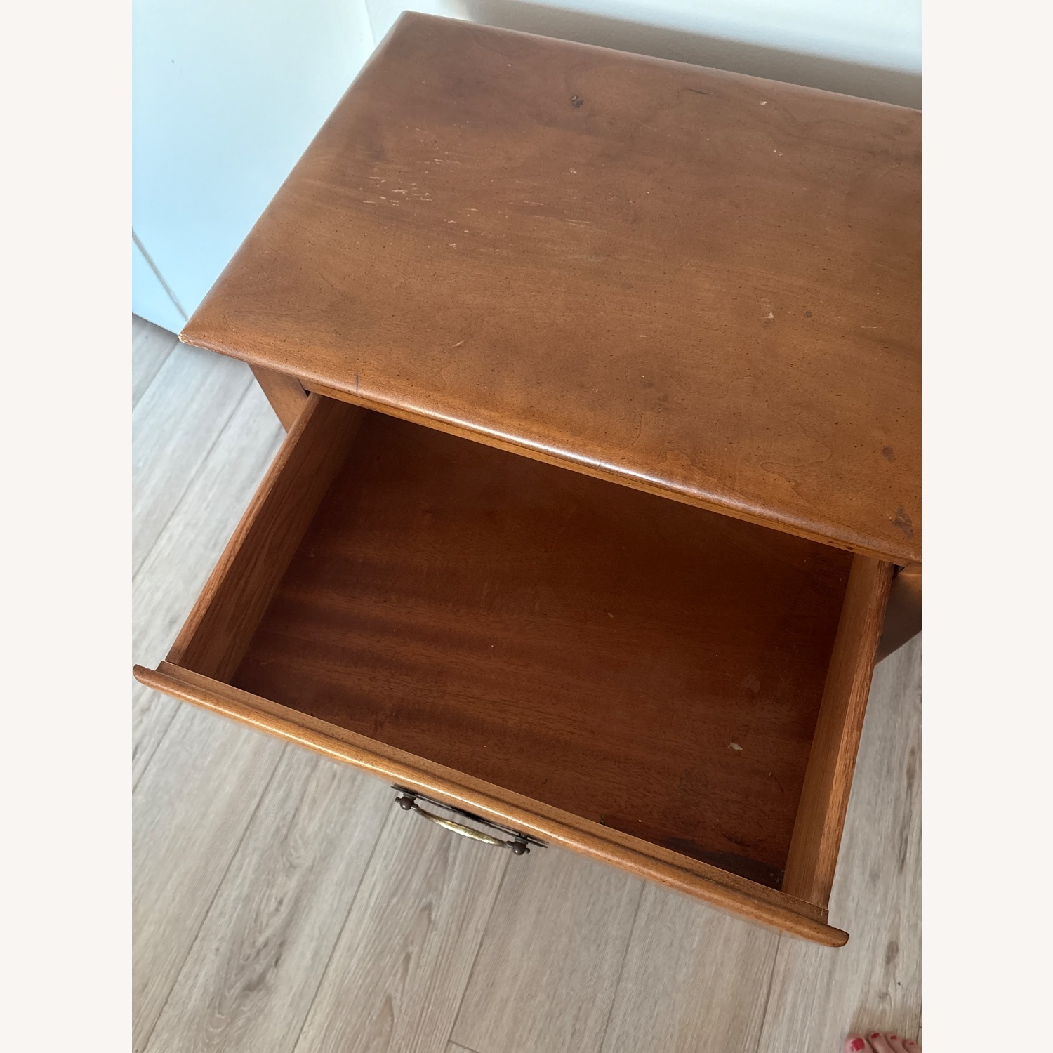 Wood Nightstand - image-4