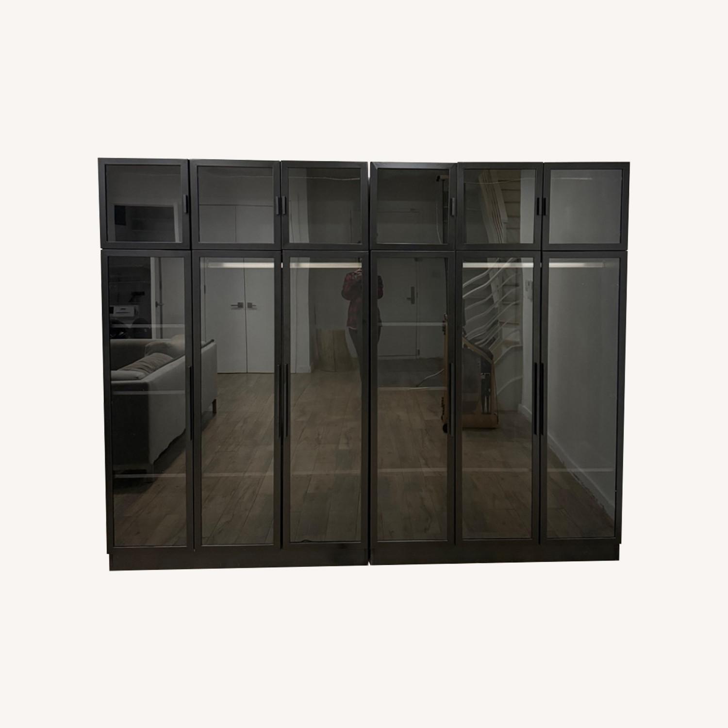 Wayfair Ivy Bronx Glass Armoire - image-0