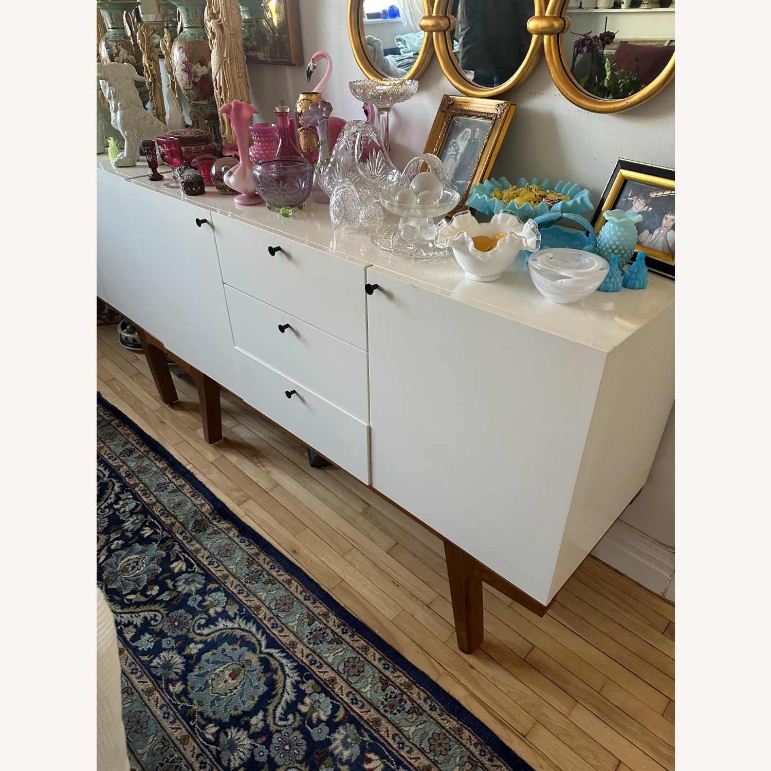 West Elm Modern Media Console 53" White - image-2