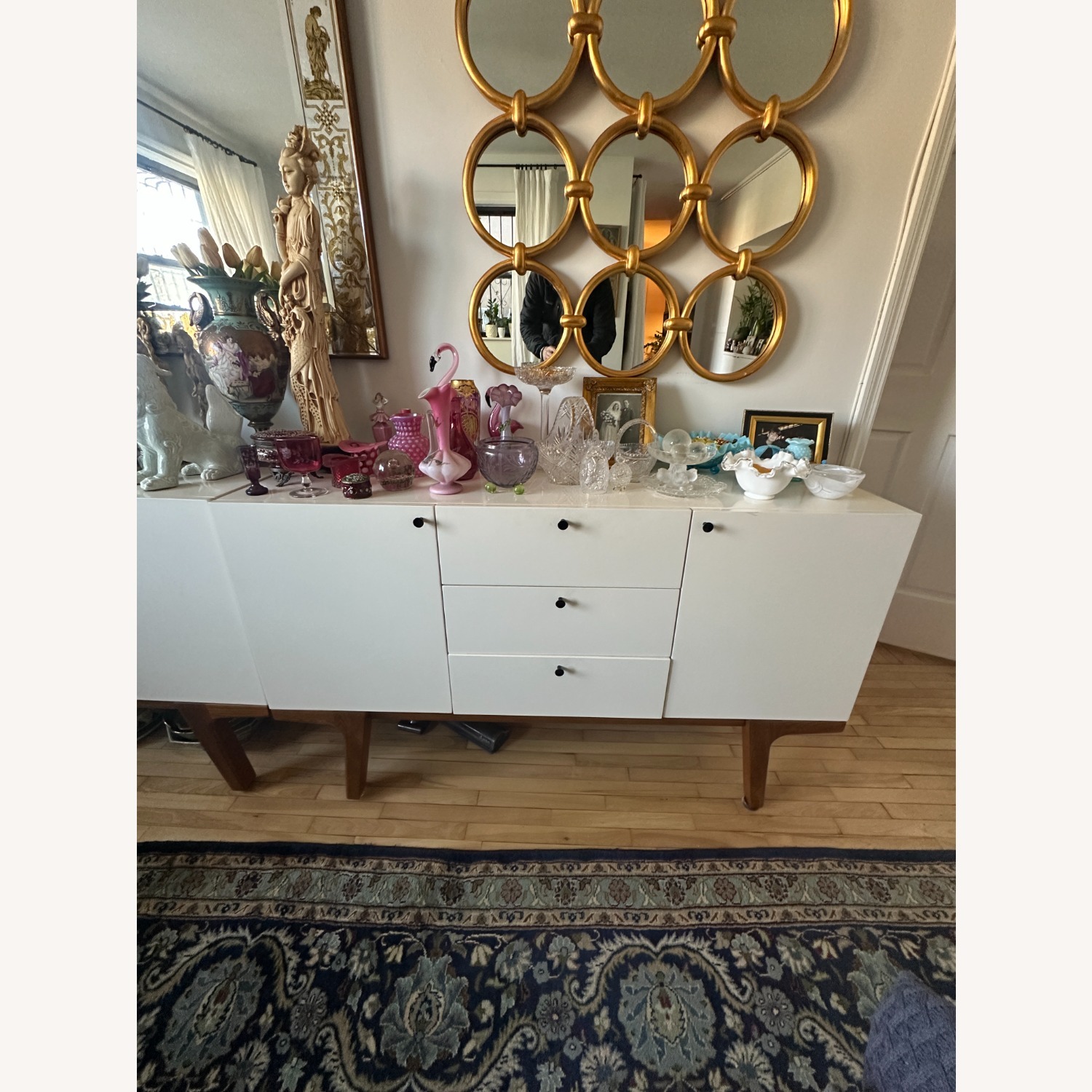 West Elm Modern Media Console 53" White - image-3